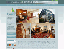 Tablet Screenshot of carlislehouse.com